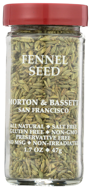 MORTON & BASSETT FENNEL SEED ( 3X1.7OZ )