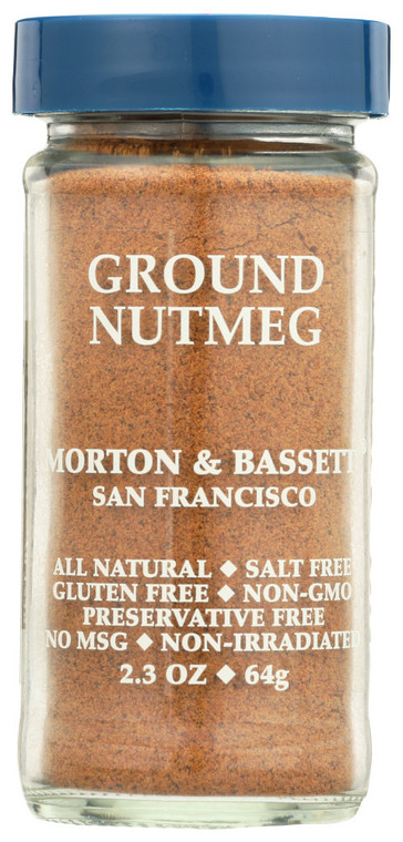MORTON & BASSETT GROUND NUTMEG ( 3X2.3OZ )
