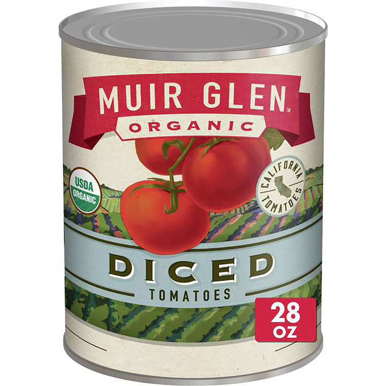 MUIR GLEN DICED TOMATO ( 12X28 OZ )