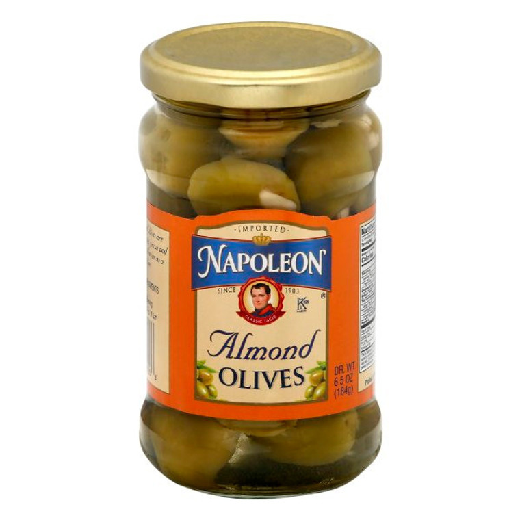 NAPOLEON CO. ALMOND STUFFED OLIVES ( 12X6.5OZ )