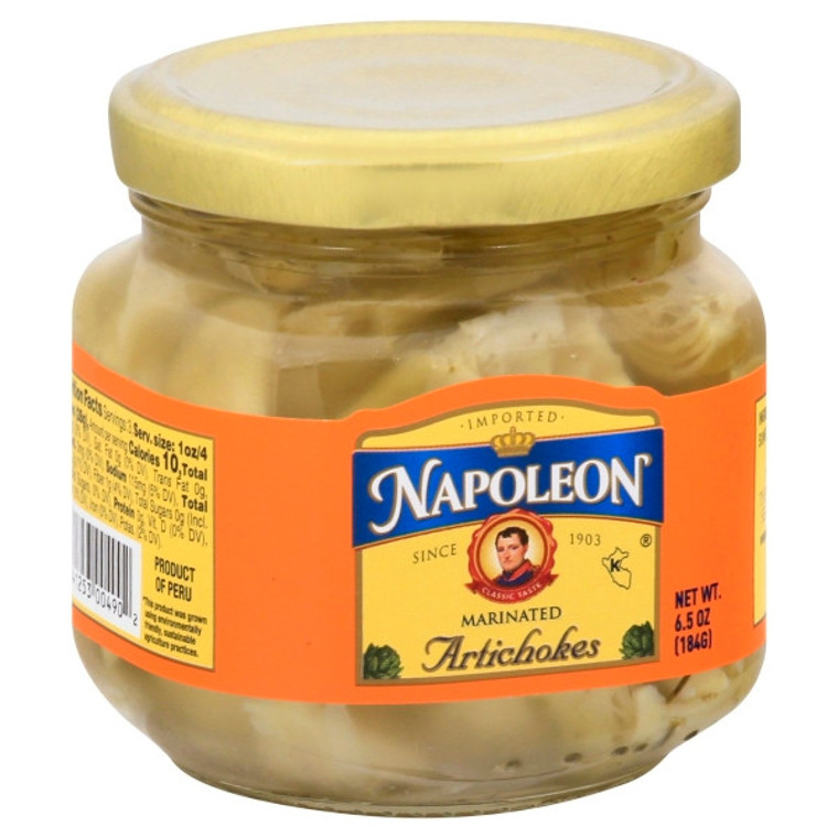 NAPOLEON QUARTERED & MARINATED ARTICHOKES ( 12X6.5OZ )