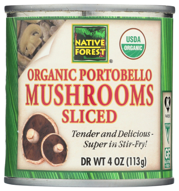 NATIVE FOREST ORGANIC SLICED PORTOBELLO MUSHROOMS ( 12X7OZ )