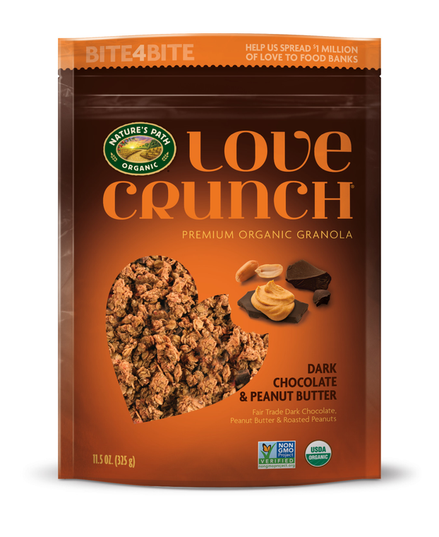 NATURE'S PATH LOVE CRUNCH DARK CHOCOLATE & PEANUT BUTTER ( 6X11.5 OZ )