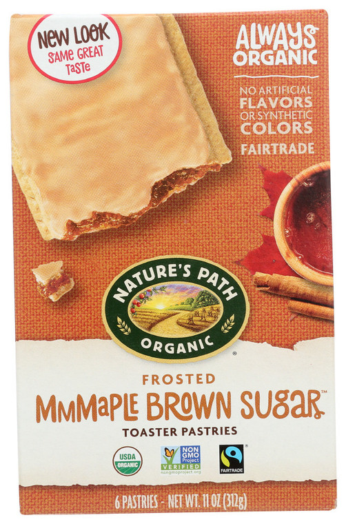 NATURE'S PATH FROSTED BROWN SUGAR MAPLE TOASTER PASTRY ( 12X11 OZ )