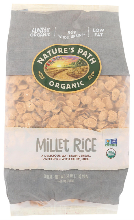 NATURE'S PATH MILLET RICE FLAKE CEREAL ( 6X32 OZ )