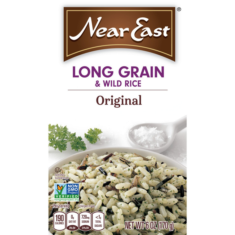 NEAR EAST LONG GRAIN & WILD RICE ( 12X6 OZ )