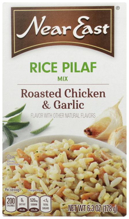 NEAR EAST ROASTED CHICKEN & GARLIC PILAF ( 12X6.3 OZ )