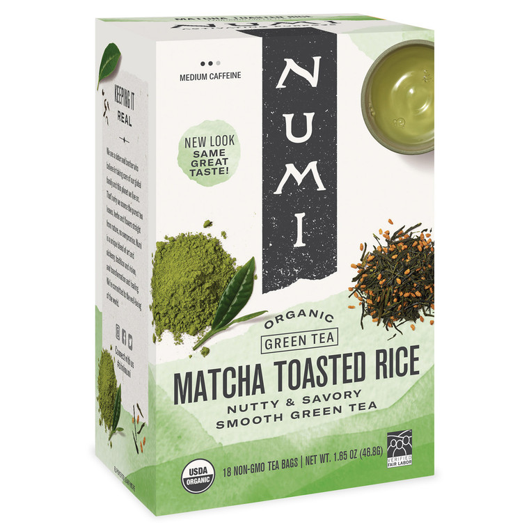 NUMI TEA TOASTED RICE GREEN TEA ( 6X16 BAG )