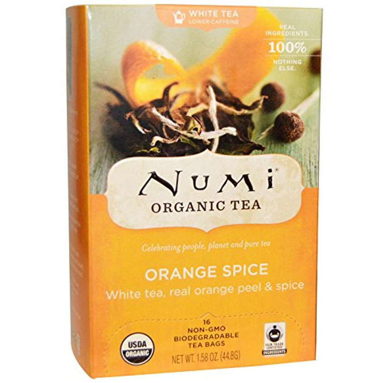 NUMI TEA ORANGE SPICE WHITE TEA ( 6X16 BAG )