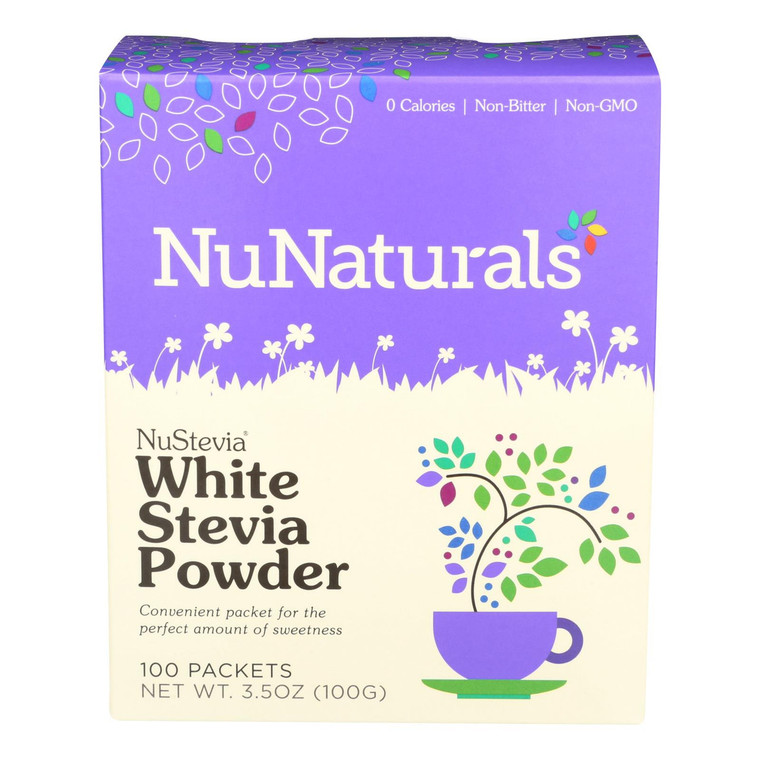 NUNATURALS STEVIA POWDER ( 1X100PKT )