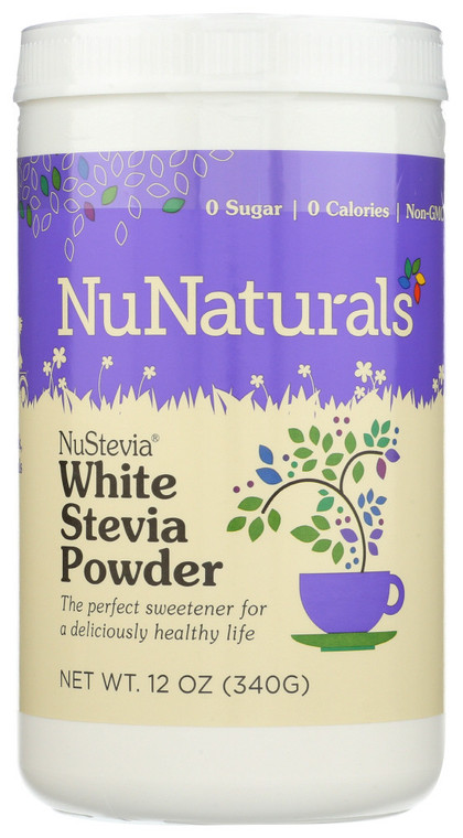NUNATRL STEVIA WHTE PWDR ( 1 X 12 OZ )
