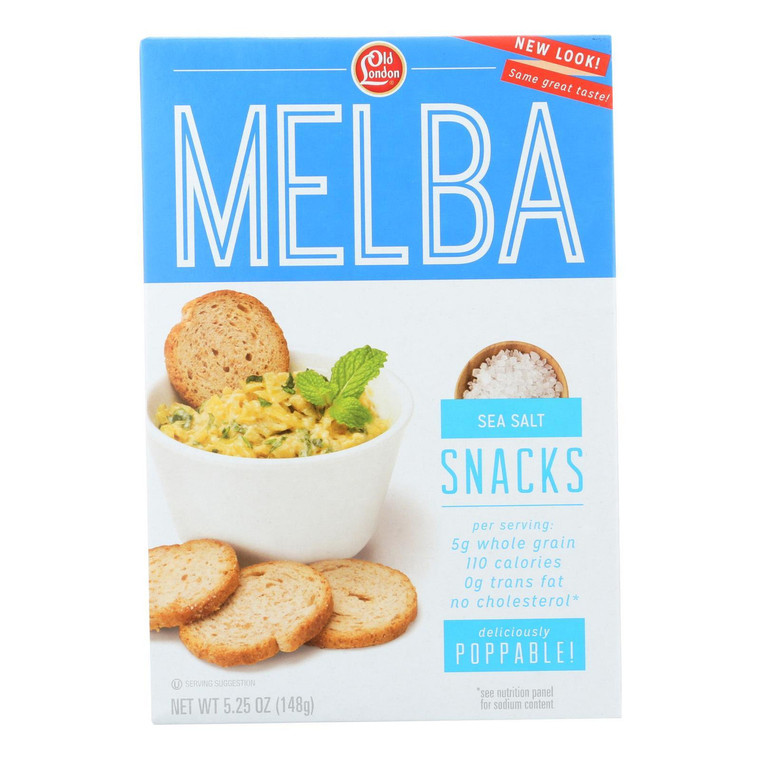 OLD LONDON MELBA SNACKS SEA SALT ( 12X5.25OZ )