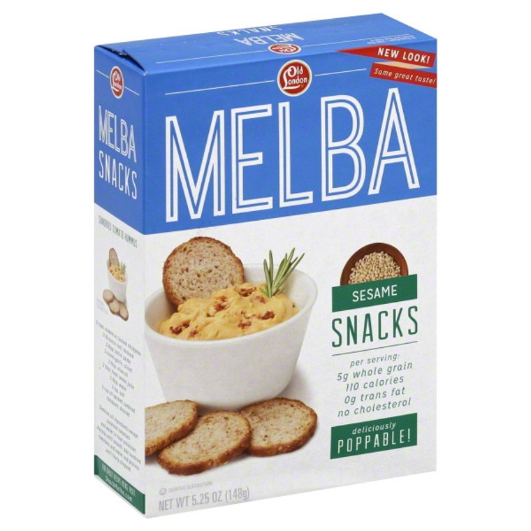 OLD LONDON MELBA SNACKS SESAME ( 12X5.25OZ )