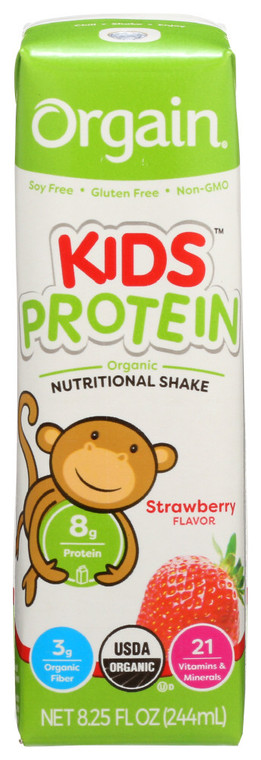ORGAIN HEALTHYKID STRAWBERRY ( 12X8.25OZ )