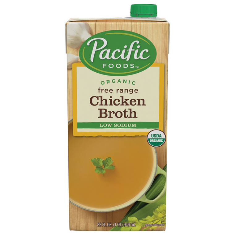 PACIFIC NATURAL CHICKEN LOW SODIUM BROTH ( 12X32 OZ )
