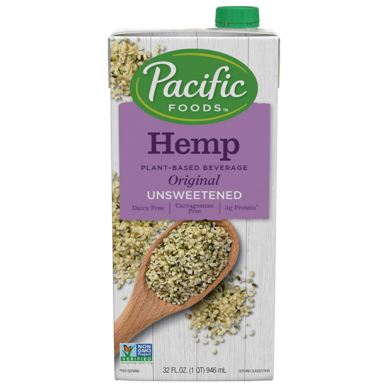 PACIFIC NATURAL FOODS HEMP MILK UN SWEET ORIGINAL ( 12X32OZ )