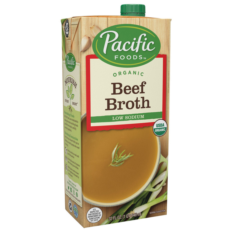 PACIFIC NATURAL FOODS LS BEEF BROTH ( 12X32OZ )