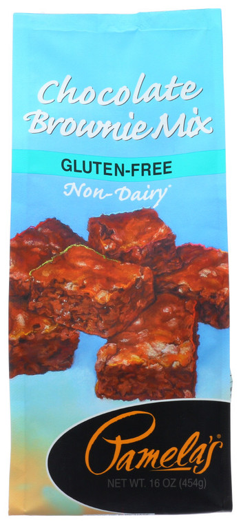 PAMELA'S CHOCOLATE BROWNIE MIX GLUTEN FREE ( 6X16 OZ )