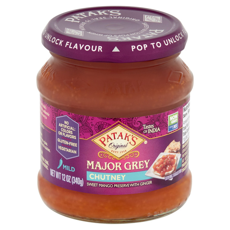 PATAK'S MAJOR GREY CHUTNEY ( 6X12OZ )