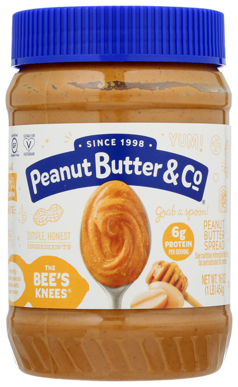 PEANUT BUTTER & CO THE BEES KNEES PBUTTER ( 6X16OZ )