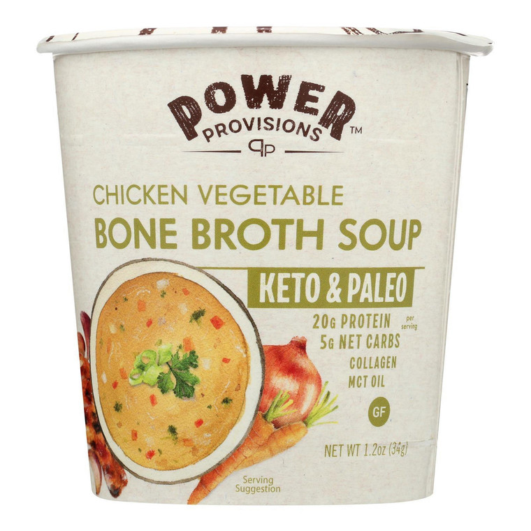 PP CHCK VEG BN BRTH SOUP ( 6 X 1.2 OZ )