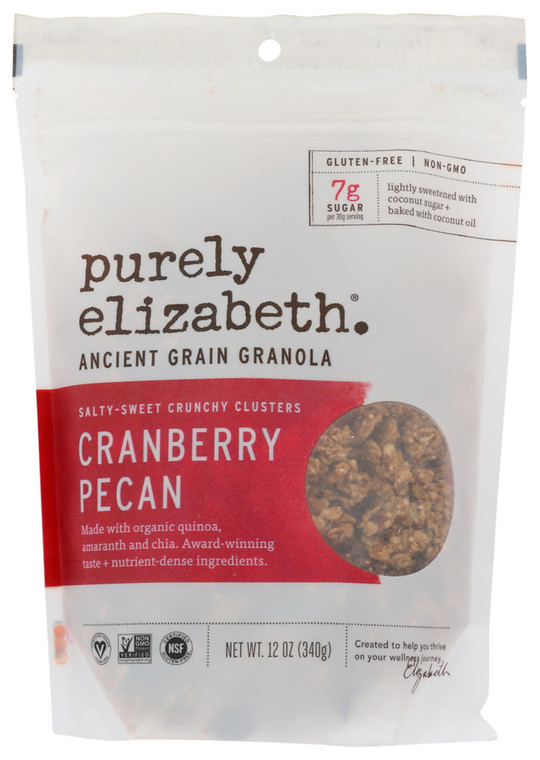 PURELY ELIZABETH CRANBERRY PECAN ANCIENT GRAIN GRANOLA CEREAL ( 6X12.5 OZ )