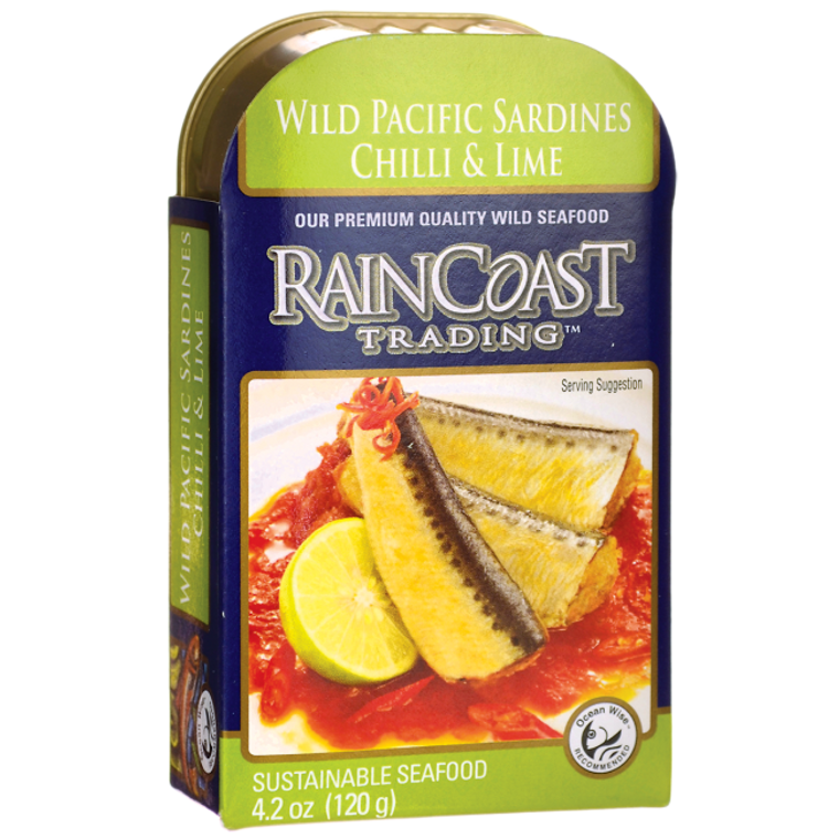 RAINCOAST TRADING CHILI & LIME SARDINES ( 12X4.2 OZ )