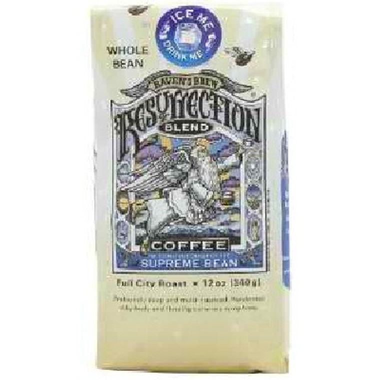 RAVEN'S BREW COFFEE RESURECTN BLEND BN ( 6X12OZ )