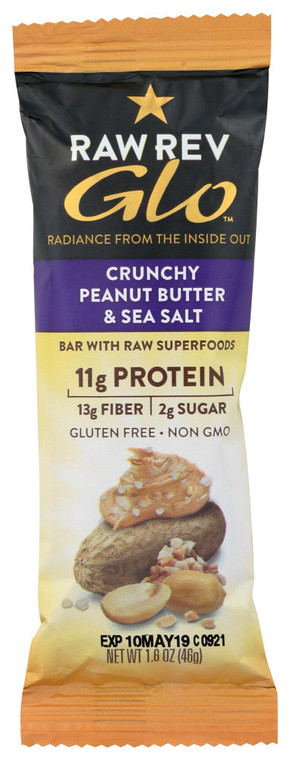 RAW REVOLUTION CRUNCHY PEANUT BUTTER & SEA SALT ( 12X1.6 OZ )