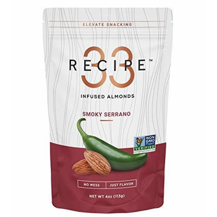 REC33 ALMONDS SMKY SRRNO ( 6 X 4 OZ )