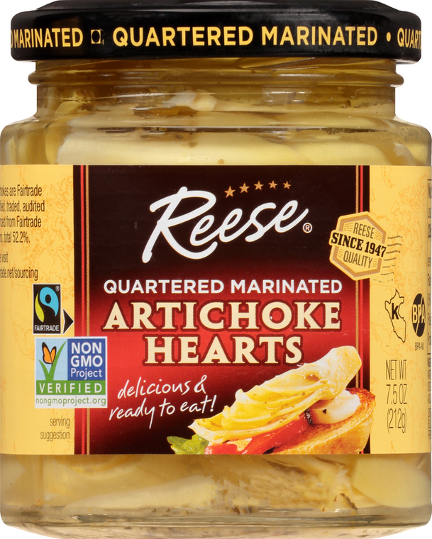 REESE MARINATED ARTICHOKES HEARTS ( 12X7.5OZ )