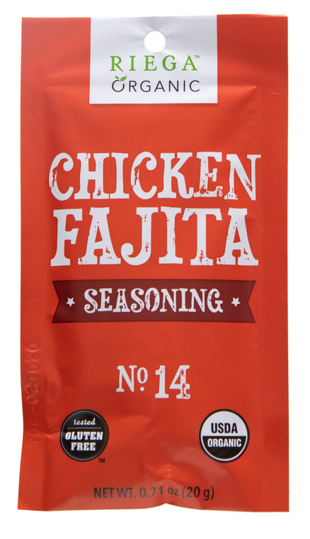 RIEGA FOODS CHIKEN FAJTA SEASONING ( 8X0.71 OZ )