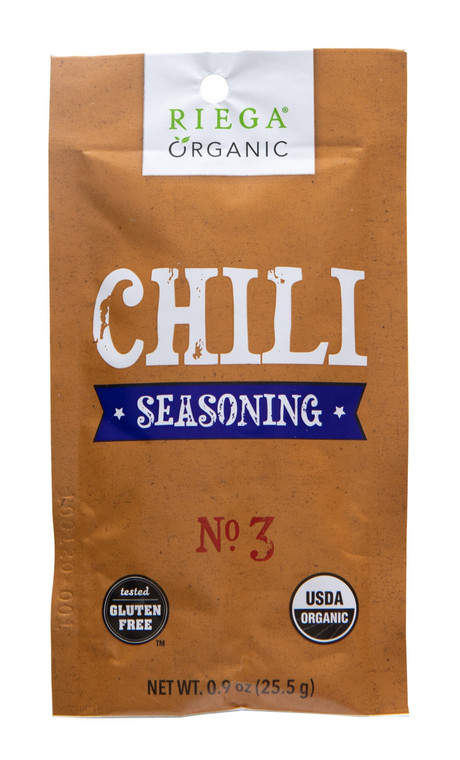 RIEGA FOODS GLUTEN FREE CHILI SEASONING ( 8X0.9 OZ )
