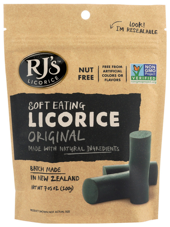 RJS SOFT BLK LICORICE ( 8 X 7.05 OZ )