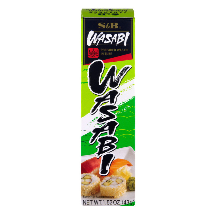S&B WASABI PREPARED WASABI IN TUBE ( 10X1.52OZ )