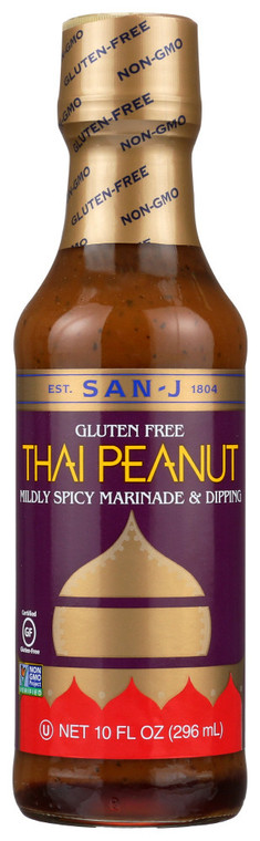 SAN-J THAI PEANUT COOKING SAUCE ( 6X10 OZ )