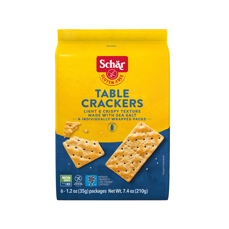 SCHAR TABLE CRACKERS ( 5 X 7.4 OZ )