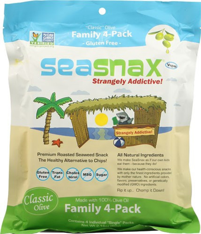 SEASNAX CLASSIC OLIVE FAMILY 4 PACK ( 4X2.16 OZ )