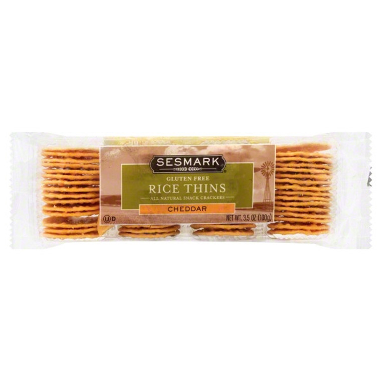SESMARK FOODS RICE THINS CHEDDAR ( 12X3.5OZ )