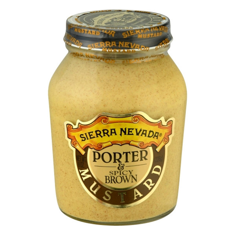 SIERRA NEVADA SPECIALTY FOOD MUSTARD PORTER/SPICY ( 6X8OZ )