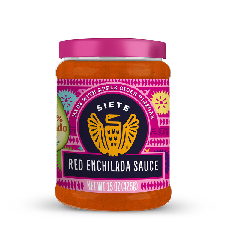 SIETE RED ENCHILDA SAUCE ( 6 X 15 OZ )