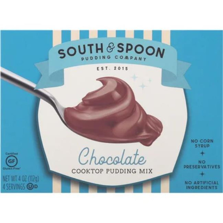 SO&SPN CHOCOLATE PUDDING ( 12 X 4 OZ )