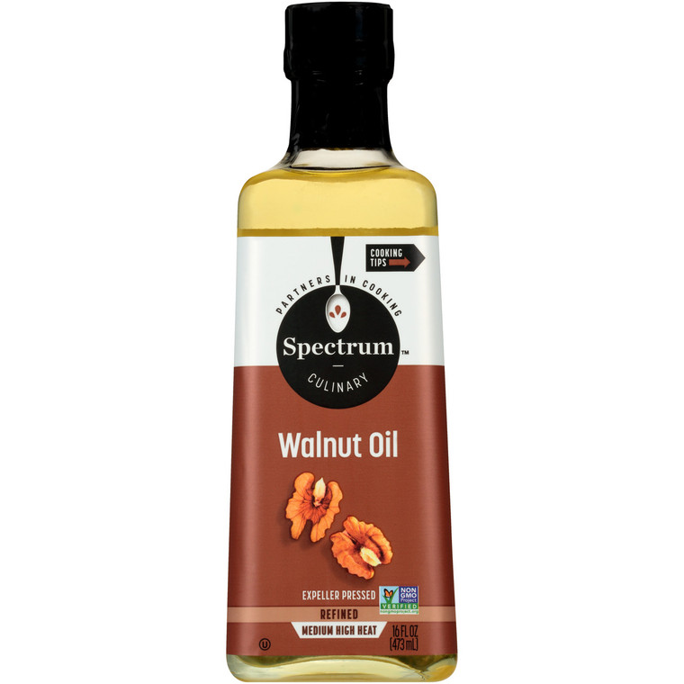 SPECTRUM NATURALS REFINED WALNUT OIL ( 12X16 OZ )