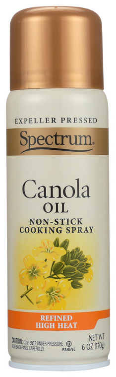 SPECTRUM NATURALS HIGH HEAT CANOLA SKILLET SPRAY ( 6X6 OZ )