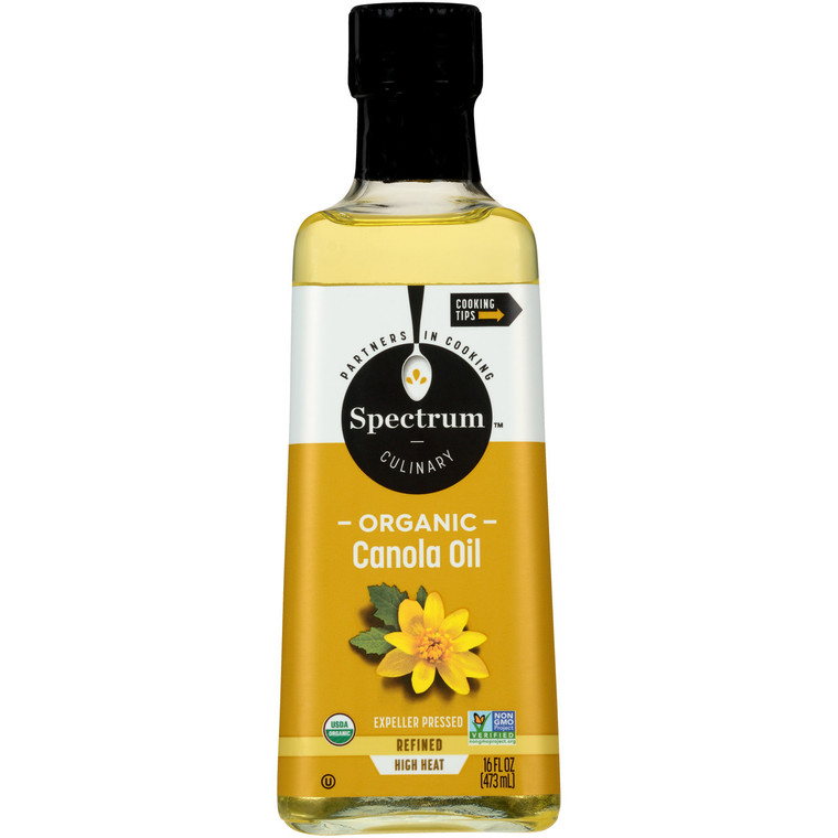 SPECTRUM NATURALS REFINED CANOLA OIL ( 12X16 OZ )