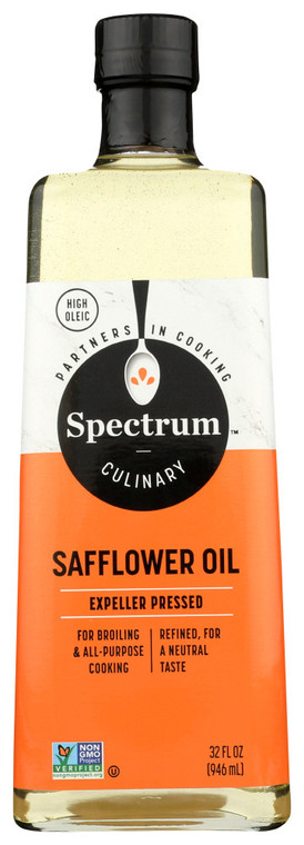 SPECTRUM NATURALS HIGH OLEIC REFINED SAFFLOWER ( 12X32 OZ )