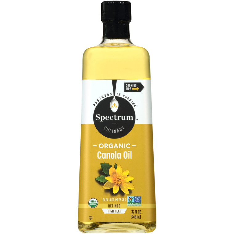 SPECTRUM NATURALS REFINED CANOLA OIL ( 12X32 OZ )