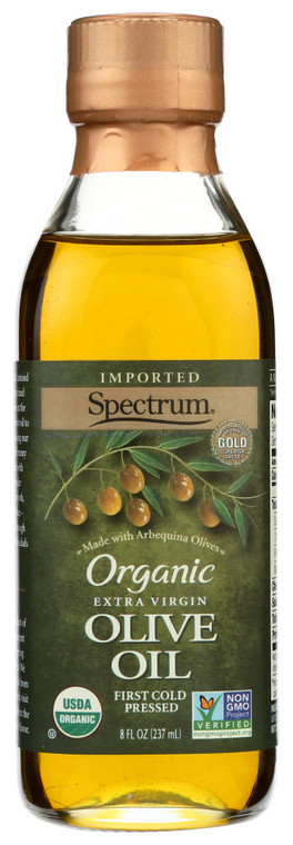 SPECTRUM NATURALS UNREFINED EXTRA VIRGIN OLIVE OIL ( 6X8 OZ )