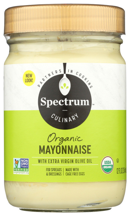 SPECTRUM NATURALS OLIVE OIL MAYONNAISE ( 12X12 OZ )