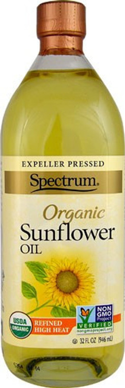 SPECTRUM NATURALS REFINED SUNFLOWER OIL ( 12X32 OZ )